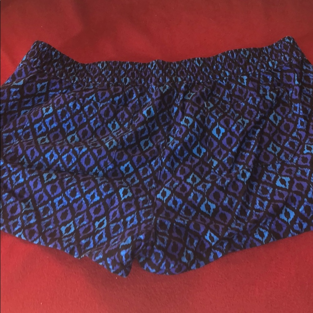 Blue Patterned Shorts - Picture 2 of 5